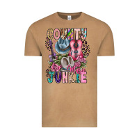 Country Music Junkie Vintage Tee | Teevron