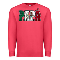 Cardinal Mexican Flag Papá Premium Sweatshirt - Jasminsmagicworld