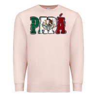 Pale Pink Mexican Flag Papá Premium Sweatshirt - Jasminsmagicworld