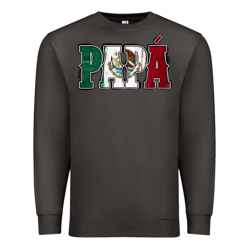 Mexican Flag Papá Premium Sweatshirt by Jasminsmagicworld | Teevron