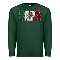 Sports Green Mexican Flag Papá Premium Sweatshirt - Jasminsmagicworld