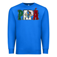 True Royal Mexican Flag Papá Premium Sweatshirt - Jasminsmagicworld