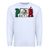 White Mexican Flag Papá Premium Sweatshirt - Jasminsmagicworld