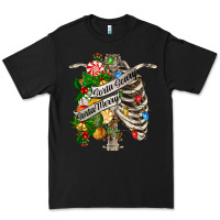 Black sorta merry sorta scary chest Premium Tee - FaDigitalArtStudio