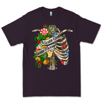 Plum sorta merry sorta scary chest Premium Tee - FaDigitalArtStudio