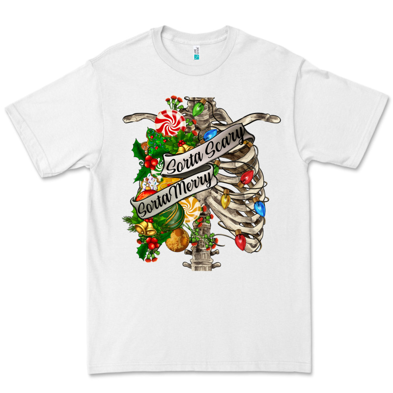 Sorta Merry Sorta Scary Chest Premium Tee by FaDigitalArtStudio | Teevron