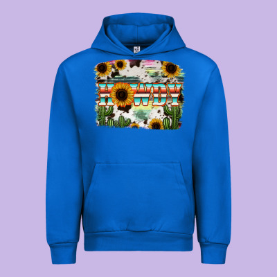 Howdy Serape And Sunflower Urban Hoodie Designed By Ranaportraitstore