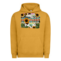 Pigment Peanut Butter Howdy Serape And Sunflower Urban Hoodie - RanaPortraitStore