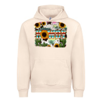 Sandshell Howdy Serape And Sunflower Urban Hoodie - RanaPortraitStore