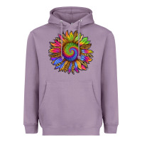 Lavender tie dye sunflower Heavyweight Hoodie - RanaPortraitStore