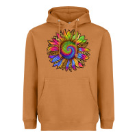 Meerkat tie dye sunflower Heavyweight Hoodie - RanaPortraitStore