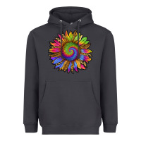 Smoke tie dye sunflower Heavyweight Hoodie - RanaPortraitStore