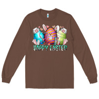 Chestnut happy easter day eggs nurse Long Sleeve Tee - RacoonDesign