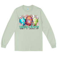 Matcha happy easter day eggs nurse Long Sleeve Tee - RacoonDesign