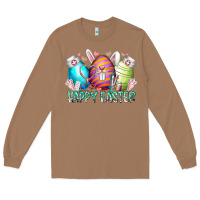 Toasted Coconut happy easter day eggs nurse Long Sleeve Tee - RacoonDesign