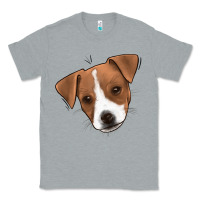 Heather Grey Jack Russel Classic Tee - Jasminsmagicworld
