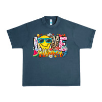 Midnight Navy Love Summer Urban Heavy Tee - CowhideDigitalArt