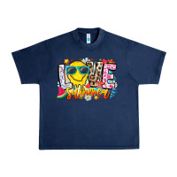 Navy Love Summer Urban Heavy Tee - CowhideDigitalArt