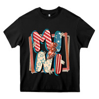 Black 4th of July mini with lightning bolt Heavy Core Tee - FaDigitalArtStudio