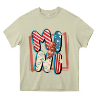 Mossy 4th of July mini with lightning bolt Heavy Core Tee - FaDigitalArtStudio