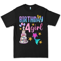 Black birthday girl 4 Premium Tee - BundleAndBundleShop