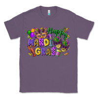 Lavender Happy Mardi Gras Classic Tee - FaDigitalArtStudio