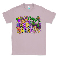 Lilac Happy Mardi Gras Classic Tee - FaDigitalArtStudio