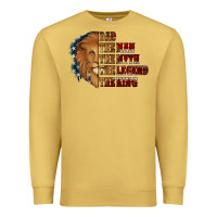 Dad The Man The Myth The Legend The King Premium Sweatshirt | Teevron