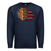 Navy Dad The Man The Myth The Legend The King Premium Sweatshirt - Jasminsmagicworld