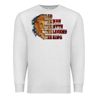 Oatmeal Heather Dad The Man The Myth The Legend The King Premium Sweatshirt - Jasminsmagicworld