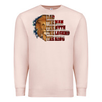 Pale Pink Dad The Man The Myth The Legend The King Premium Sweatshirt - Jasminsmagicworld