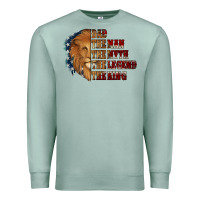 Seafoam Dad The Man The Myth The Legend The King Premium Sweatshirt - Jasminsmagicworld