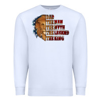 White Dad The Man The Myth The Legend The King Premium Sweatshirt - Jasminsmagicworld