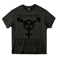 Asphalt this is the age of sin   transgender symbol Heavy Core Tee - artisFamous
