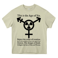 Mossy this is the age of sin   transgender symbol Heavy Core Tee - artisFamous