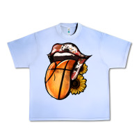 Grape Ice Basketball Tongue Urban Heavy Tee - Jasminsmagicworld