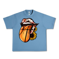 Pebble Blue Basketball Tongue Urban Heavy Tee - Jasminsmagicworld