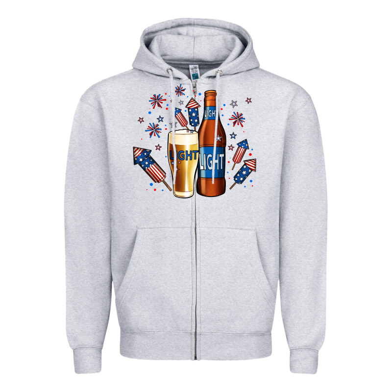 Just Here For The Light Zipper Hoodie by Jasminsmagicworld | Teevron
