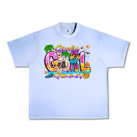 Grape Ice spooky girl summer Urban Heavy Tee - CowhideDigitalArt