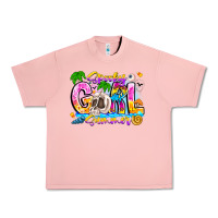 Salmon spooky girl summer Urban Heavy Tee - CowhideDigitalArt