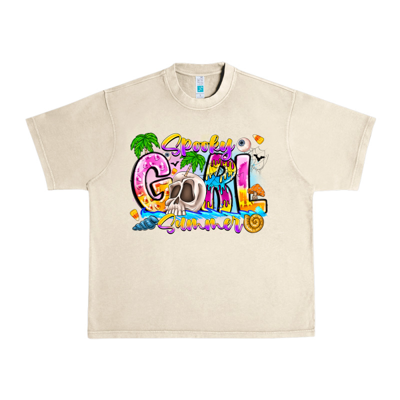 Spooky Girl Summer Urban Heavy Tee by CowhideDigitalArt | Teevron