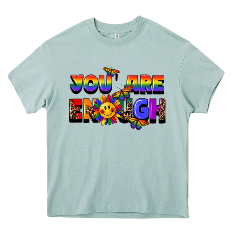 You Are Enough Heavy Core Tee by FaDigitalArtStudio | Teevron