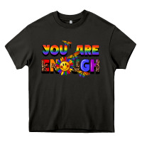 Asphalt you are enough Heavy Core Tee - FaDigitalArtStudio