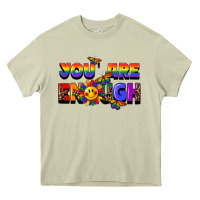 Mossy you are enough Heavy Core Tee - FaDigitalArtStudio