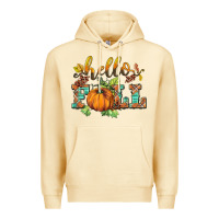 Pina Colada hello fall pumpkin Premium Hoodie - BarkalooDesign
