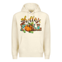 Sandshell hello fall pumpkin Premium Hoodie - BarkalooDesign