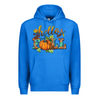 True Royal hello fall pumpkin Premium Hoodie - BarkalooDesign