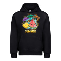 Black sweet summer watermelon pineapple fruits Urban Hoodie - RanaPortraitStore