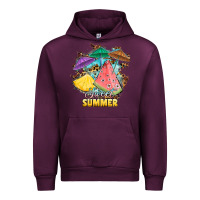 Mauve Wine sweet summer watermelon pineapple fruits Urban Hoodie - RanaPortraitStore