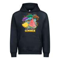 Navy sweet summer watermelon pineapple fruits Urban Hoodie - RanaPortraitStore